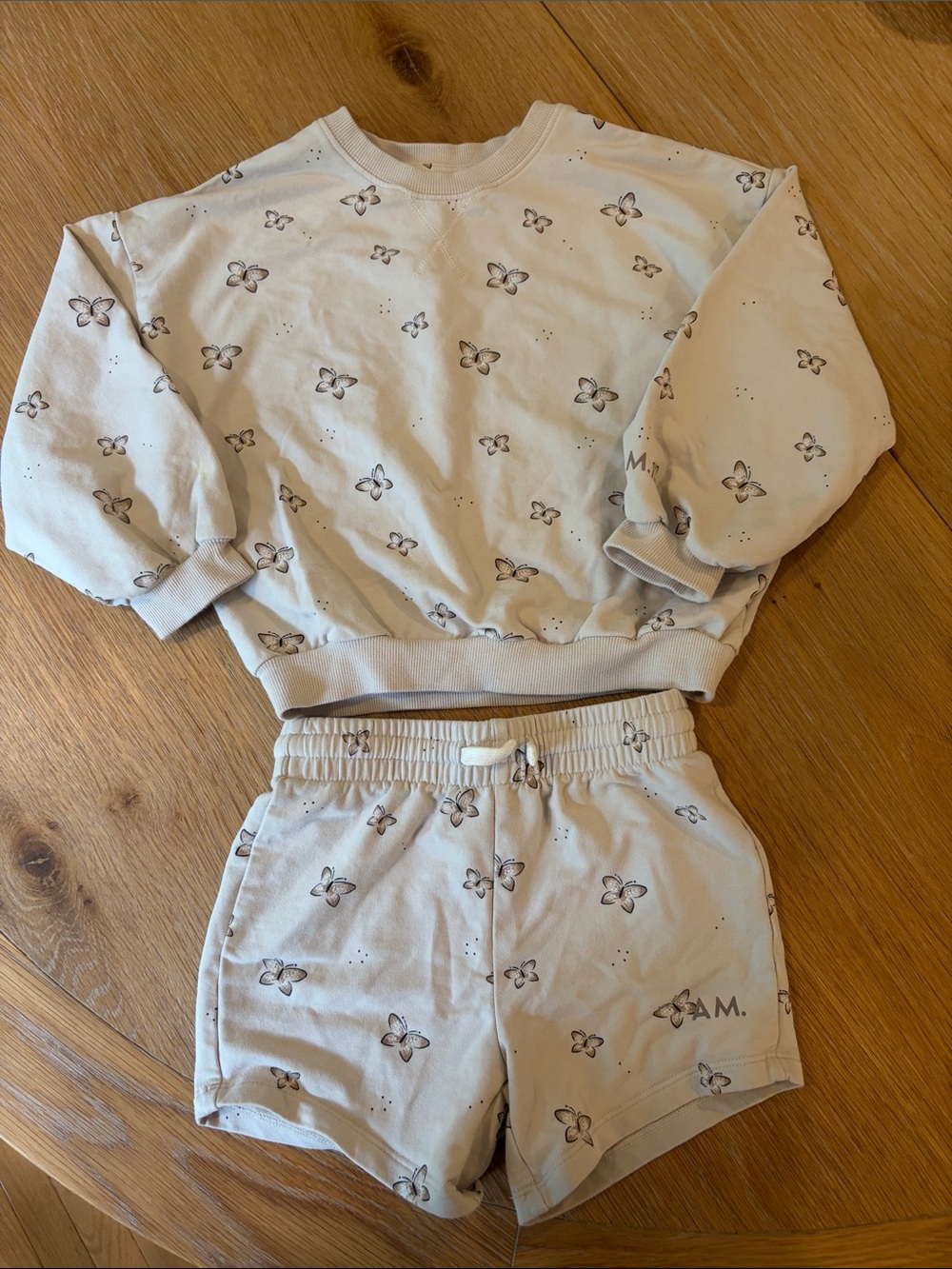 Petit lem organic cotton set butterfly